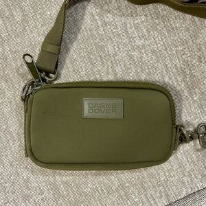 Dagne Dover Olive Green Crossbody Belt Bag